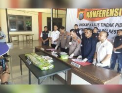 Polresta Deli Serdang Berhasil Amankan Sabu 18 Kg dan Extacy 9550 Butir