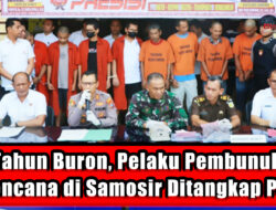 14 Tahun Buron, Pelaku Pembunuhan Berencana di Samosir Ditangkap Polisi