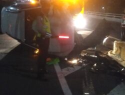 Kecelakaan Beruntun di Tol Priok, Mobil Gas Elpiji Ditabrak Pengemudi Mabuk