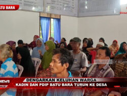 Dengarkan Keluhan Warga, Kadin dan PDIP Batu Bara Turun ke Desa