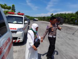 Polres Asahan Lakukan Pengamanan Pemberangkatan Calhaj