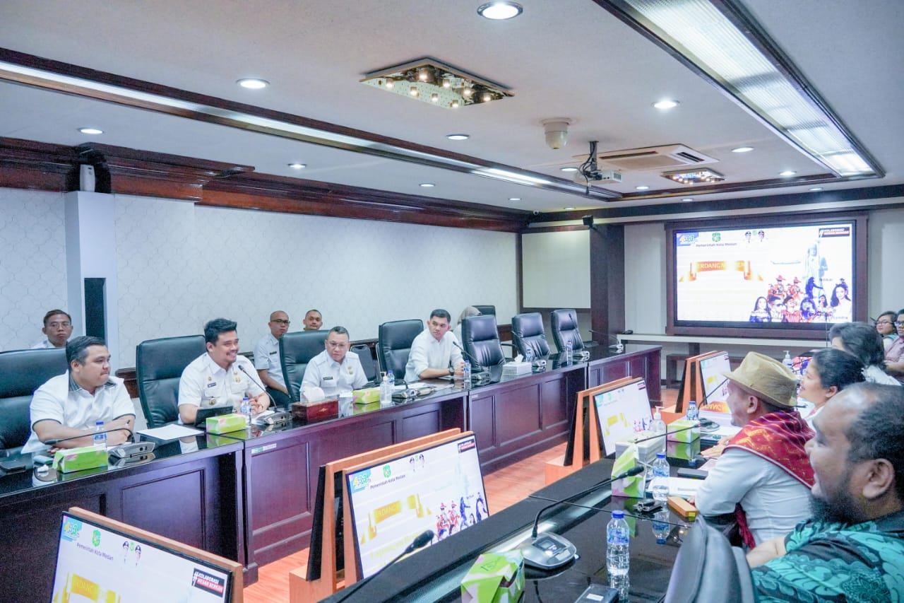 Wali Kota Medan Terima Panitia Merdang Merdem