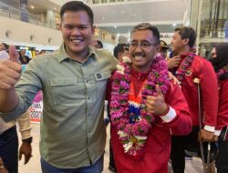 Wabup Sergai Sambut Kepulangan Atlet Peraih Emas ASEAN Para Games Kamboja