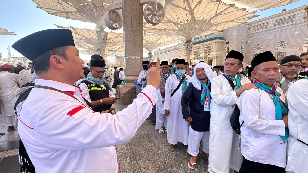 263 Kloter Jemaah Haji Gelombang I Terfasilitasi Masuk Raudhah dan Ziarah Makam