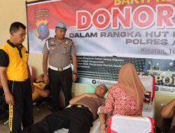 Polres Asahan Gelar Donor Darah Sambut HUT Bhayangkara