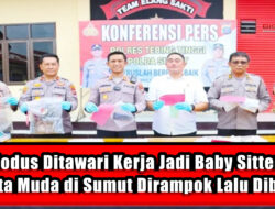 Modus Ditawari Kerja Jadi Baby Sitter, Wanita Muda di Sumut Dirampok Lalu Dibunuh