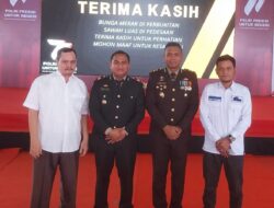 Pengurus SMSI Labuhanbatu Raya Hadiri Peringatan HUT Ke-77 Bhayangkara