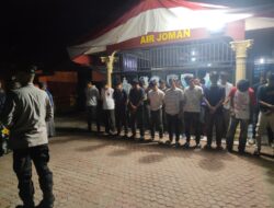 Polsek Air Joman Amankan 18 Remaja Terduga Anggota Geng Motor