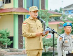 Bupati Batu Bara Pimpin Apel Gelar Pasukan Operasi Patuh Toba 2023