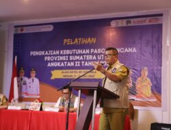 BPBD Sumut Gelar Latihan Pengkajian Kebutuhan Pascabencana