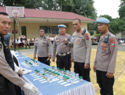 Personel Polres Asahan Dites Urine Mendadak