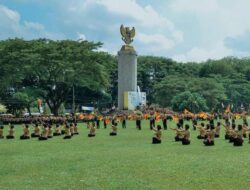 Pembukaan Raimuna Daerah Ke-VIII Sumut : Kwarcab Batu Bara Persembahkan Tarian Kolosal