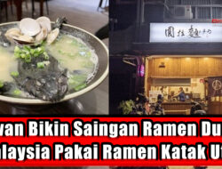 Taiwan Bikin Saingan Ramen Durian Malaysia Pakai Ramen Katak Utuh