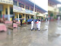 Ipda Syamsul Pembina Upacara HUT RI Di SDN 010083