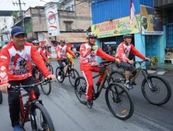 Sambut HUT Ke-78 RI, Bupati Asahan Ikuti Fun Bike