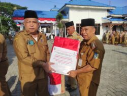 Sambut HUT Ke-78 RI, Pemkab Batu Bara Bagikan Ribuan Bendera