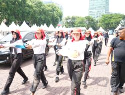 Jelang HUT Ke-78 RI, Paskibraka Kota Medan Ikuti Latihan 