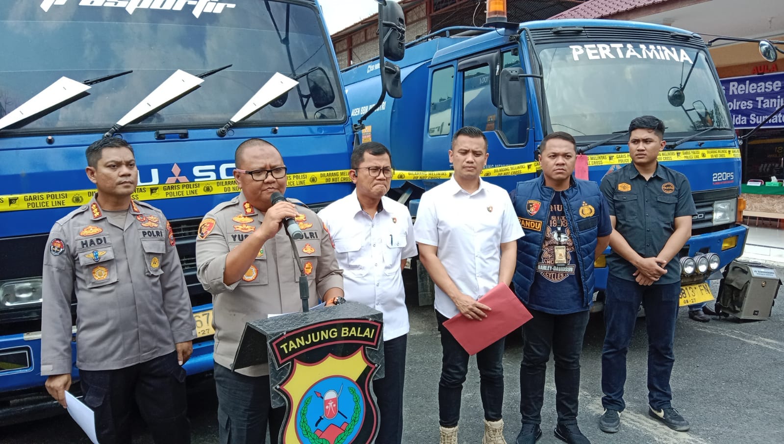 Polda Sumut Dan Polres Tanjungbalai Ungkap 4 Kasus Pengangkutan BBM Diduga Tanpa Izin