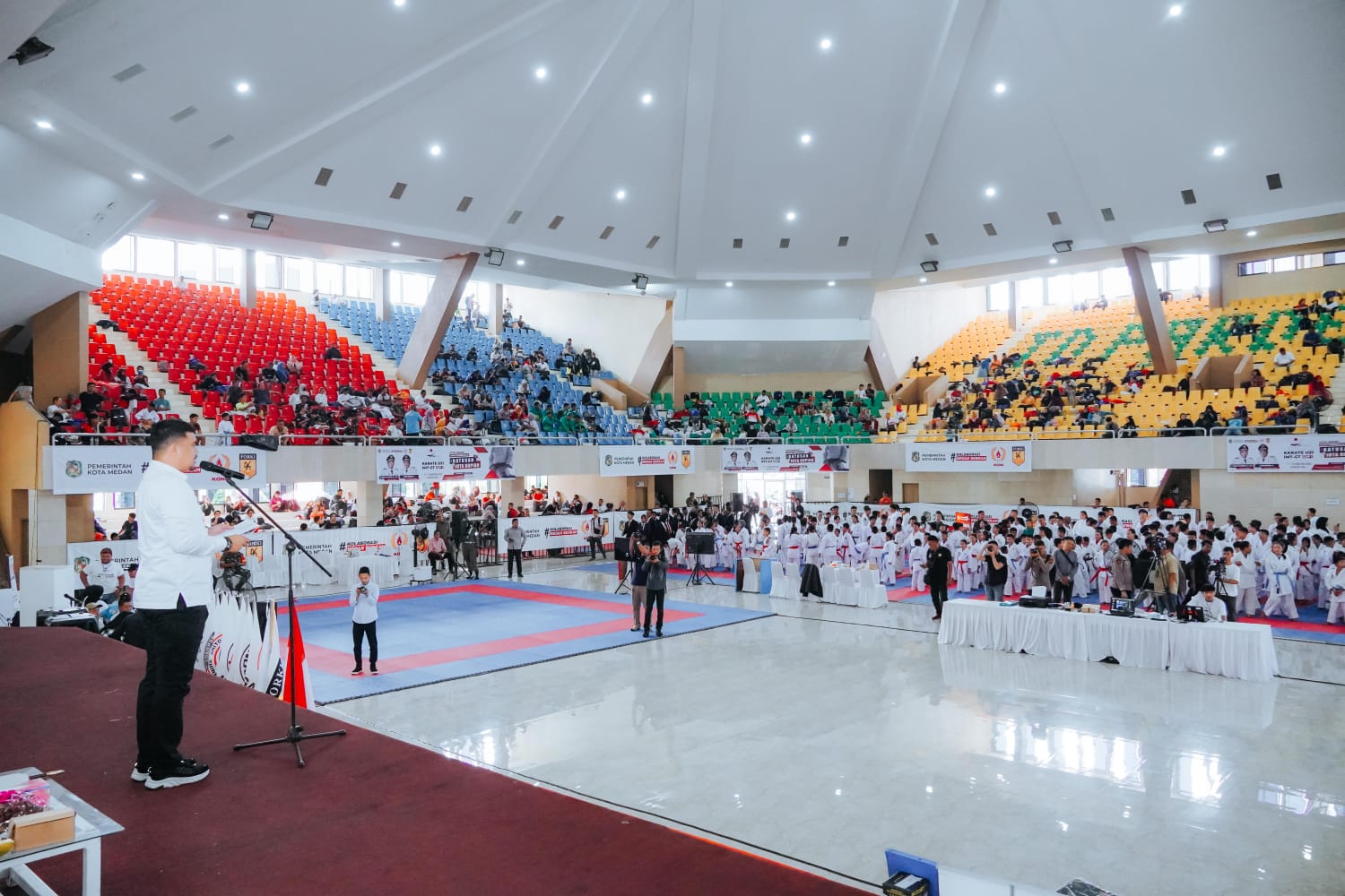 Buka Open Tournament Karate U-21 IMT-GT Cup, Wali Kota Medan Disambut Meriah