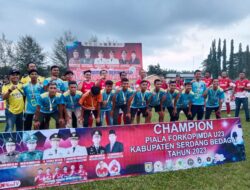 PS Barusta FC Taklukkan PS Sukajadi : Forkopimda Medan Vs Forkopimda Sergai 2-0