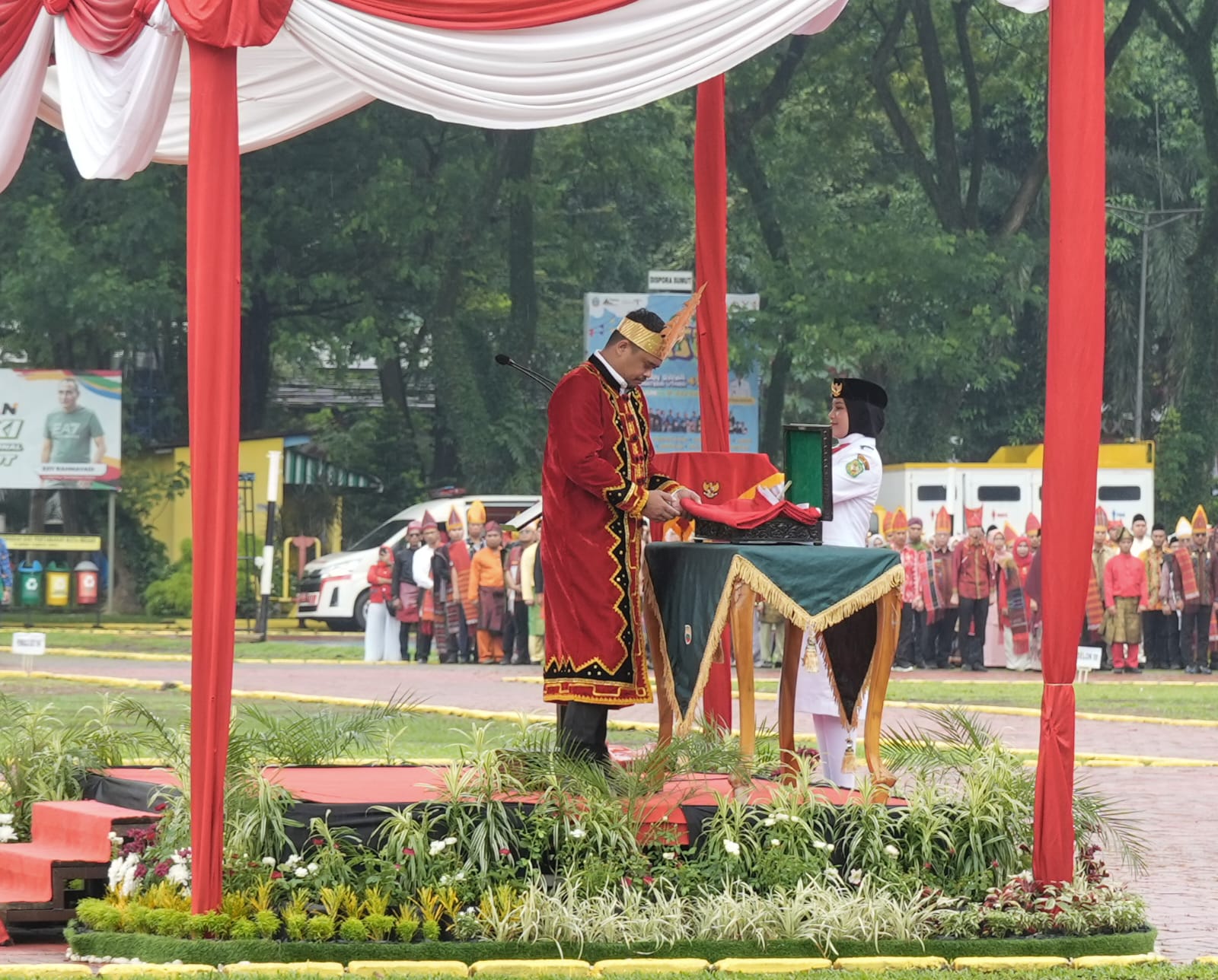 Wali Kota Medan Pimpin Upacara Peringatan HUT Ke-78 RI