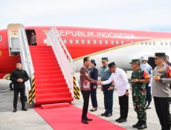 Gubernur Edy Rahmayadi Sambut Presiden Jokowi di Bandara Kualanamu