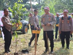 Polres Asahan Laksanakan Penanaman Pohon Serentak