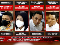 MA Ubah Vonis Mati Ferdy Sambo jadi Penjara Seumur Hidup