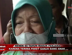 Nenek 60 Tahun Masuk Penjara karena Terima Paket Ganja Sang Anak