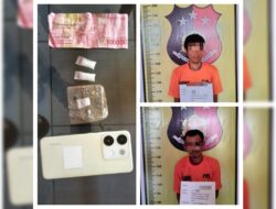 Santai di Warung, 2 Pria Ditangkap Polsek Padang Bolak Karena Menyimpan Sabu