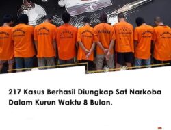 217 Kasus Berhasil Diungkap Sat Narkoba Polres Langkat Dalam Kurun Waktu 8 Bulan