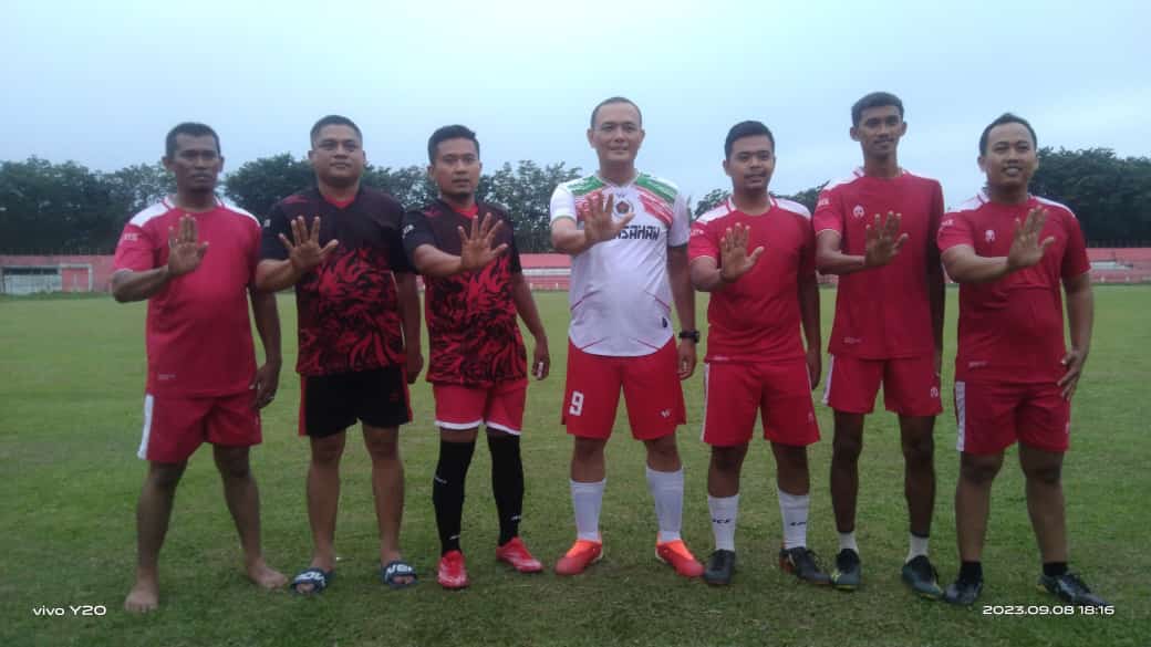 Laga Sepak Bola, Wartawan FC Asahan 3 - 3 PWI FC Batu Bara