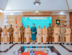Enam Ketua DWP Kecamatan Di Kota Medan Disahkan