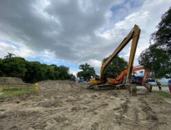 BKM Badiuzzaman Izinkan Lahannya Dibangun Drainase Untuk Atasi Banjir