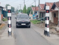 Jalan Di Sergai Dipasangi Portal, Ini Alasannya
