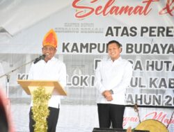 Bupati Sergai Resmikan Kampung Budaya Batak Toba