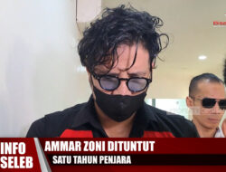 Ammar Zoni Dituntut Satu Tahun Penjara