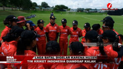 Laga Batal Digelar Karena Hujan, Tim Kriket Indonesia Dianggap Kalah