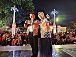 Pj Gubernur Sumut Tampilkan Batik Motif ‘Bagas Godang‘ di Hadapan Presiden