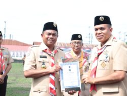Pembina Apel Hari Pramuka ke-62, Bupati Sergai Bangga Jadi Bagian dari Gerakan Pramuka