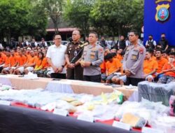 Polda Sumut Tangkap 1.596 Pengguna dan Jaringan Narkoba