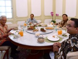 Diundang Makan Siang, Ini yang Disampaikan Tiga Capres ke Jokowi