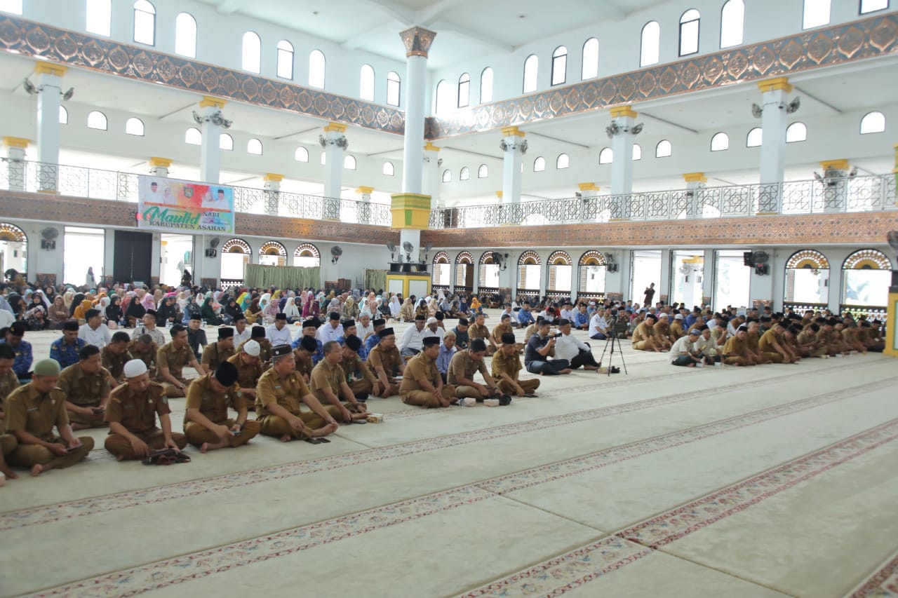 Pemerintah Kabupaten Asahan Gelar Maulid Nabi Muhammad SAW 1445 H , Ini Pesan Bupati H. Surya