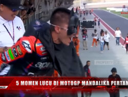 5 Momen Lucu yang Terjadi di MotoGP Mandalika Pertamina