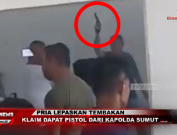 Pria Lepaskan Tembakan, Klaim Dapat Pistol dari Kapolda Sumut