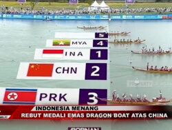 Indonesia Menang. Rebut Medali Emas Dragon Boat Atas China