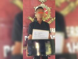 Polsek Air Joman Ringkus Terduga Pencuri TV