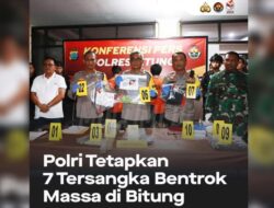 Polri dan Masyarakat Lakukan Deklarasi Damai di Bitung dan Tetapkan 7 Tersangka Bentrok Massa
