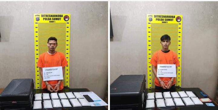 Polda Sumut Amankan 2 Pelaku Selundupkan Narkoba di Bandara Kualanamu