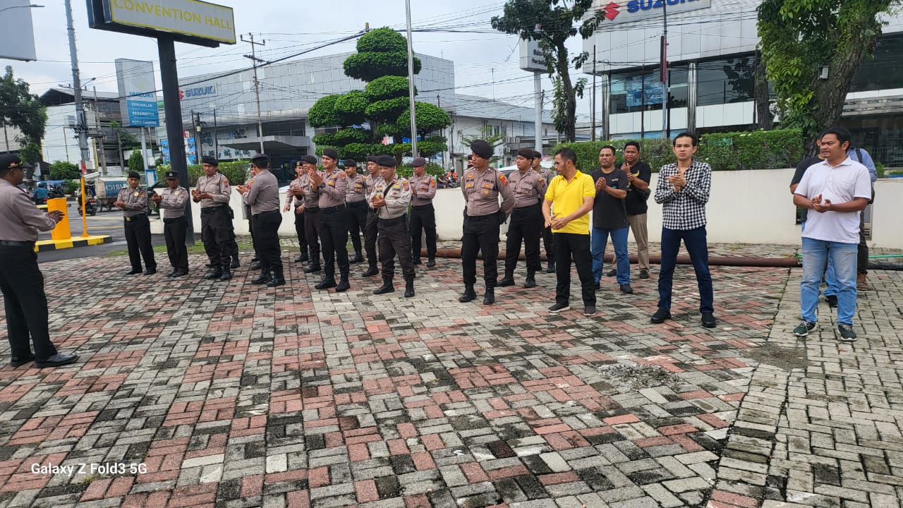 Polrestabes Medan Amankan Perayaan HUT Ke-64 PP